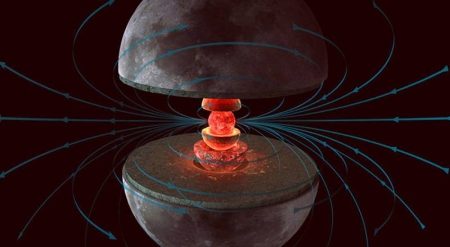 Ay'ın iç çekirdeği, Dünya'nın iç jeolojisine benziyor