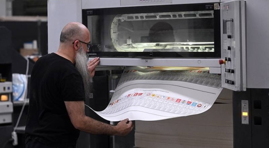 Oy pusulalarının basımı tamamlandı