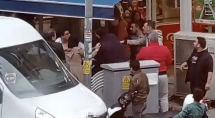 Bursa Yeşilyayla'da gençlerin tekme tokat kavgası