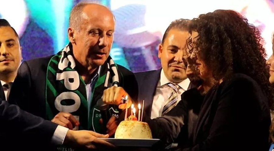 Muharrem İnce'ye doğum günü sürprizi