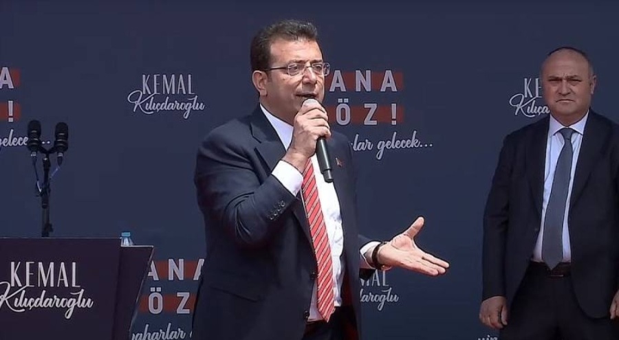 İmamoğlu, taşlı saldırı için: 15 Mayıs'tan sonra onlardan hesap sorulacak!