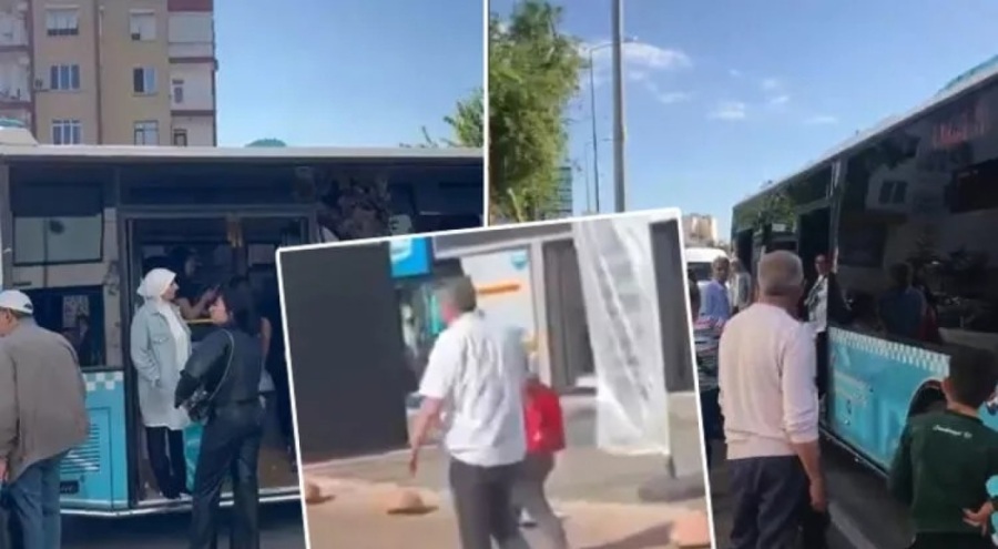 Antalya'da yolcularla tartışan şoför, otobüsü park edip işi bıraktı