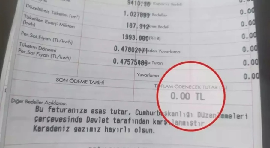 Doğal gaz faturalarıyla ilgili abonelere uyarı