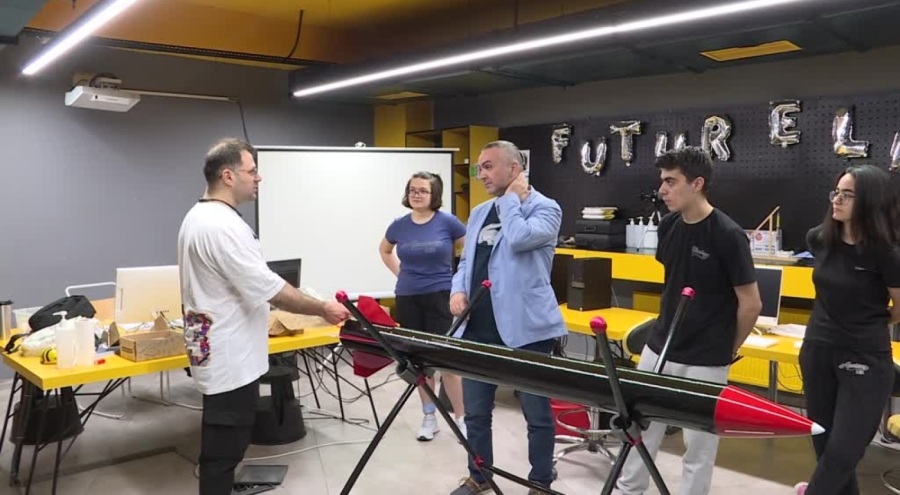 Bursalı lise öğrencilerinin roketi "Merküt" TEKNOFEST'te yarışacak