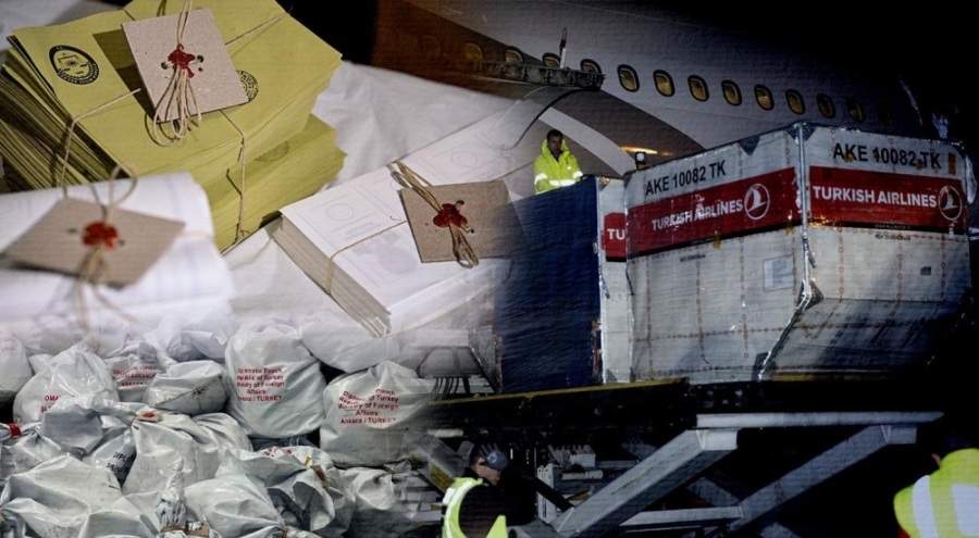 Yurt dışından gelen oylar  5 kilitli odada korunuyor