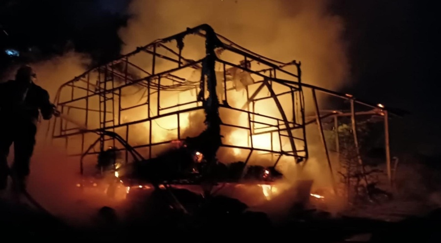 İngiliz kadın karavan yangınında hayatını kaybetti