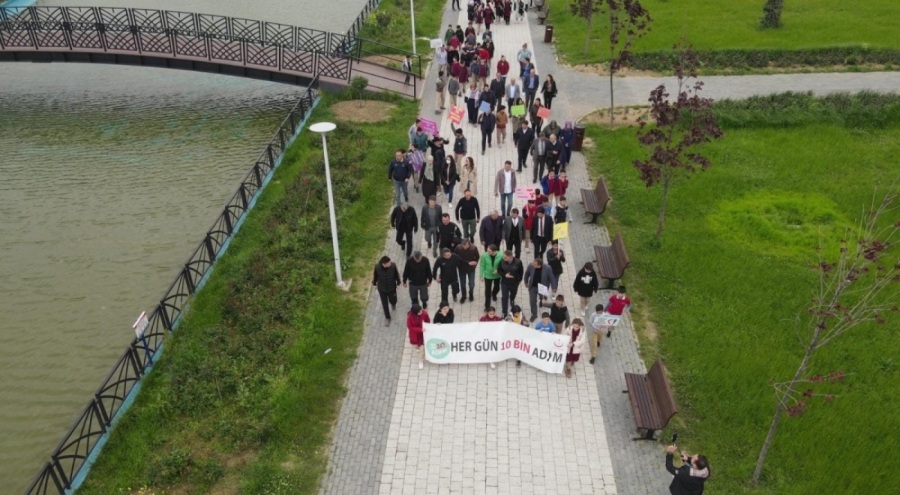 Dünya Hareketlilik Günü'nde Bursa'da yürüme etkinliği düzenlendi