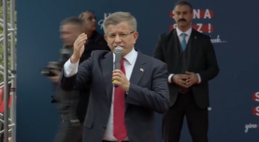 Davutoğlu Bursa'da: İktidar bizi tehdit ediyor