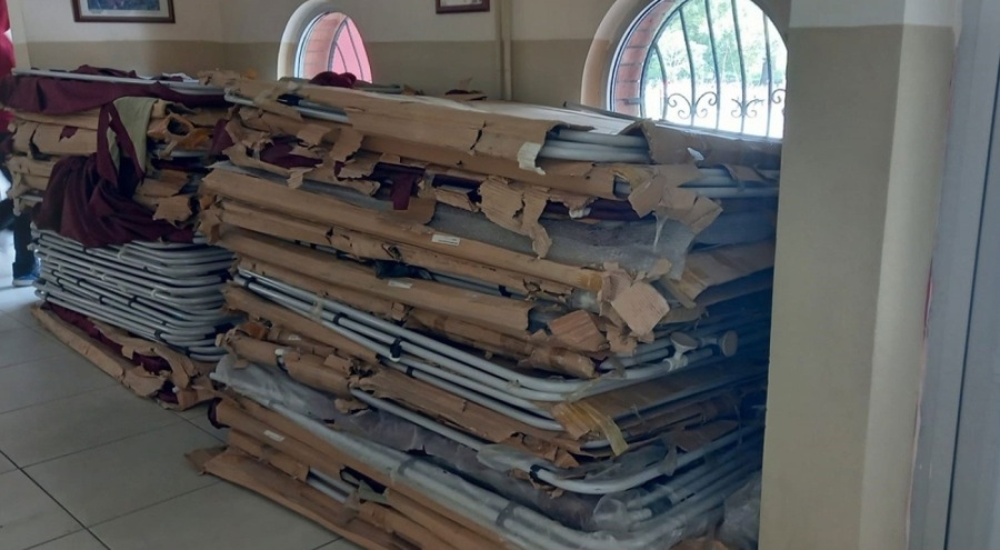 Seçim kabinleri oy kullanılacak merkezlere iletildi