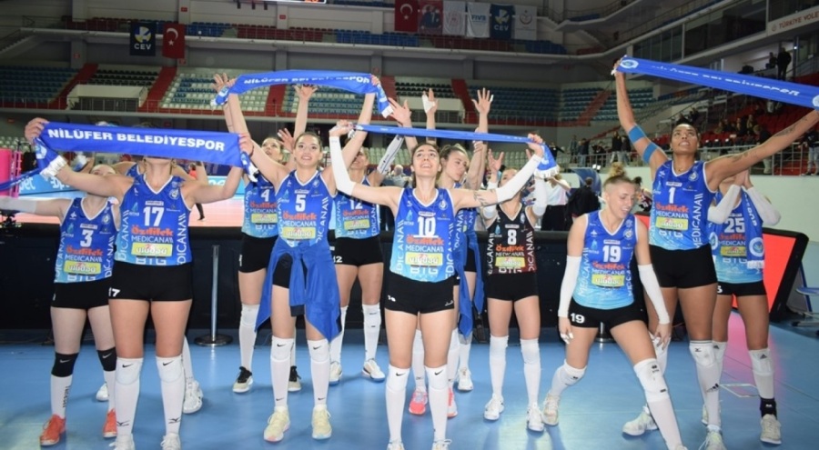 Nilüfer'in sultanları CEV Challenge kupasına katılma hakkı kazandı