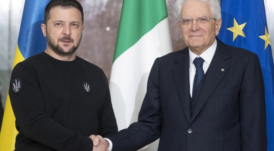 Ukrayna Devlet Başkanı Zelenskiy, İtalya'yı ziyaret etti