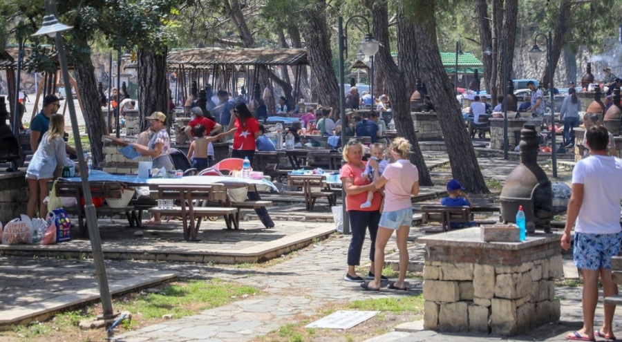 Oylarını kullanıp, pikniğe koştular