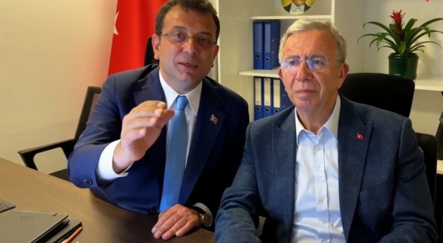 İmamoğlu ile Yavaş'tan videolu mesaj