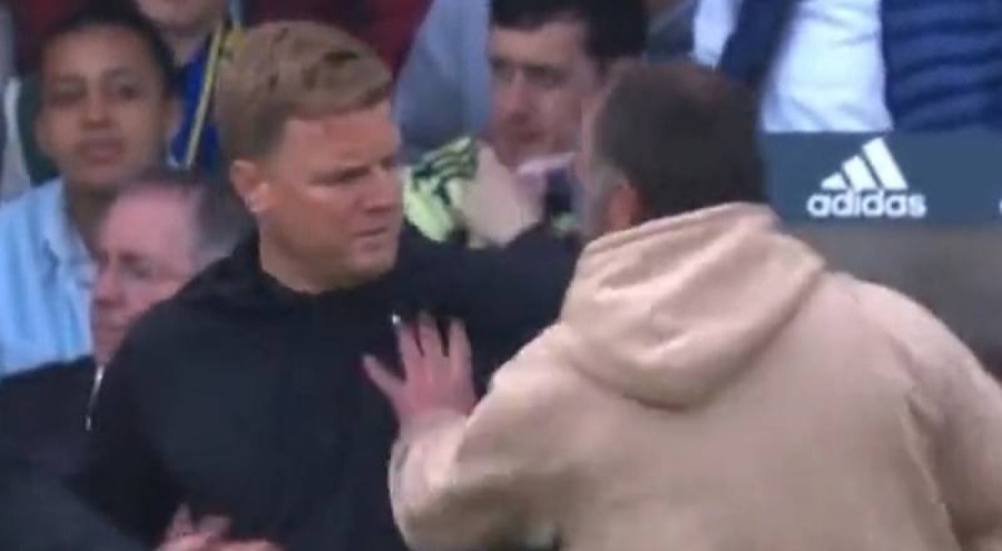 Teknik Direktör Eddie Howe'u iten taraftar ömür boyu tribünden men edildi!