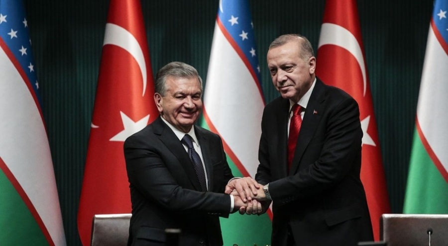Özbekistan Cumhurbaşkanı Mirziyoyev Erdoğan ile telefonda görüştü
