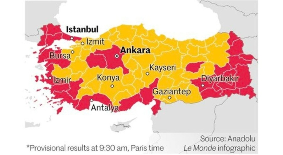 Fransızların Türkiye seçim haritası Yunanistan'ı kızdırdı