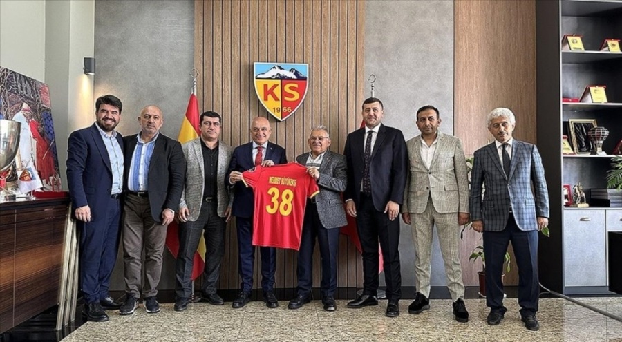 TFF Başkanı Mehmet Büyükekşi'den, Kayserispor'a ziyaret