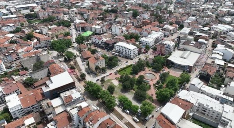 Bursa Gürsu meydan projesinde son düzlüğe girildi