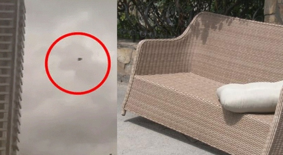 Uçan koltuğun videosunu çeken vatandaş olayı anlattı