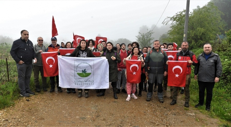 Bursa'da 19 Mayıs'ta Uludağ'da yürüyüş yaptılar