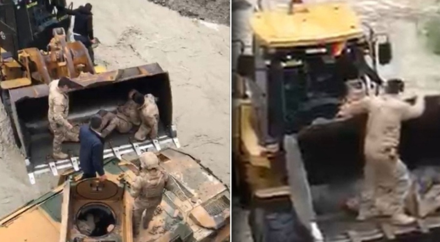 Hakkari'de askeri araç Zap suyuna uçtu