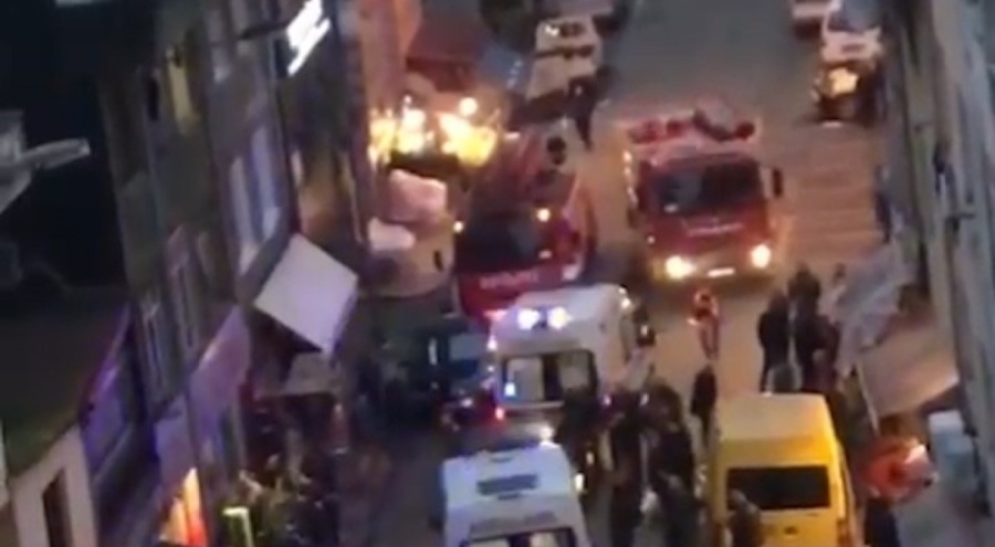 Evde tüp patladı 2 kişi yaralandı