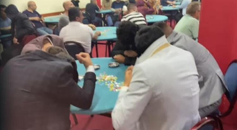Kumar oynarken yakalanan kişilere 478 bin TL para cezası