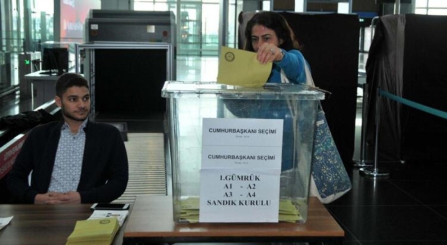 İstanbul Havalimanı'nda 2 günde 3 bini aşkın seçmen oy kullandı