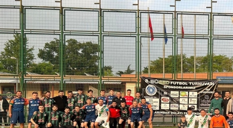 Bursa'da 8'incisi düzenlenen BÜGED futbol turnuvası başladı