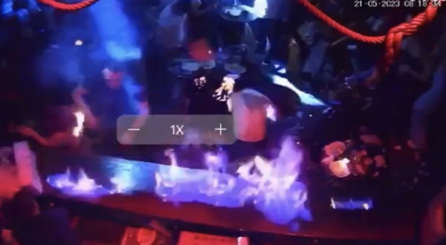 Gece kulübünde korku dolu anlar