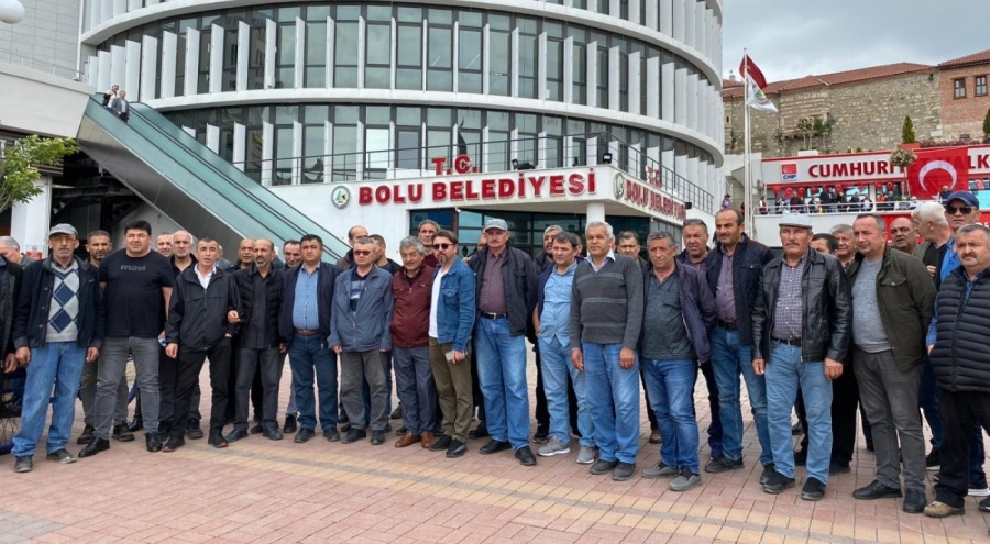 EYT tazminatlarını alamayan işçiler eylem yaptı