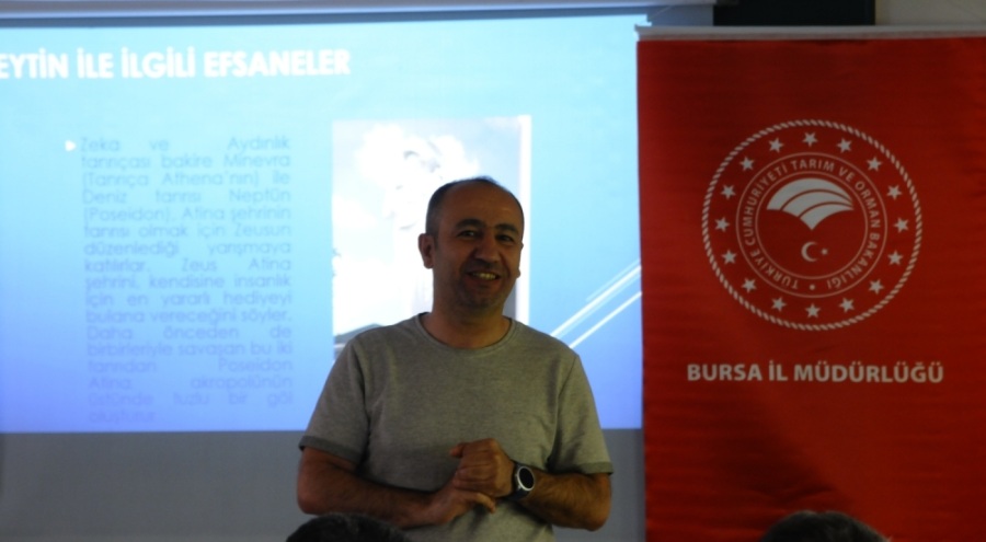 Bursa'da Mudanyalı çiftçilere zeytin üretimi eğitimi