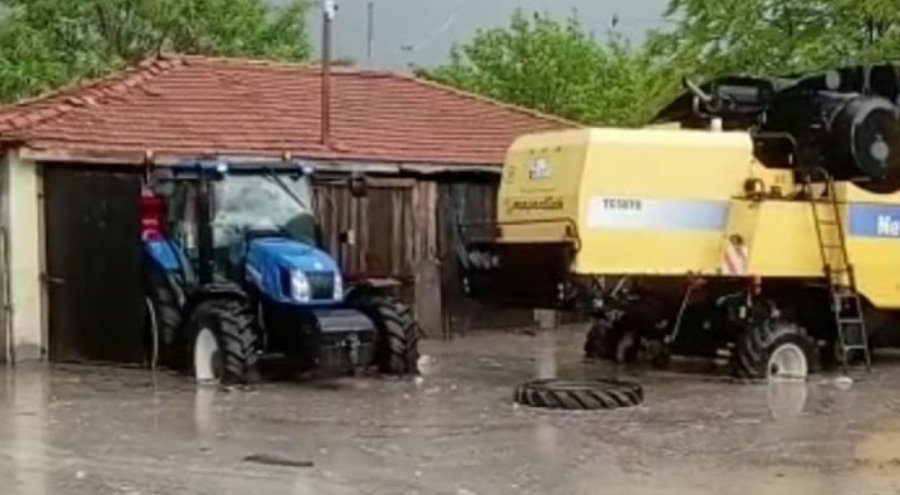 Çorum'da sağanak etkisini gösterdi