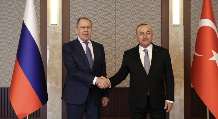 Çavuşoğlu, Lavrov ile görüştü