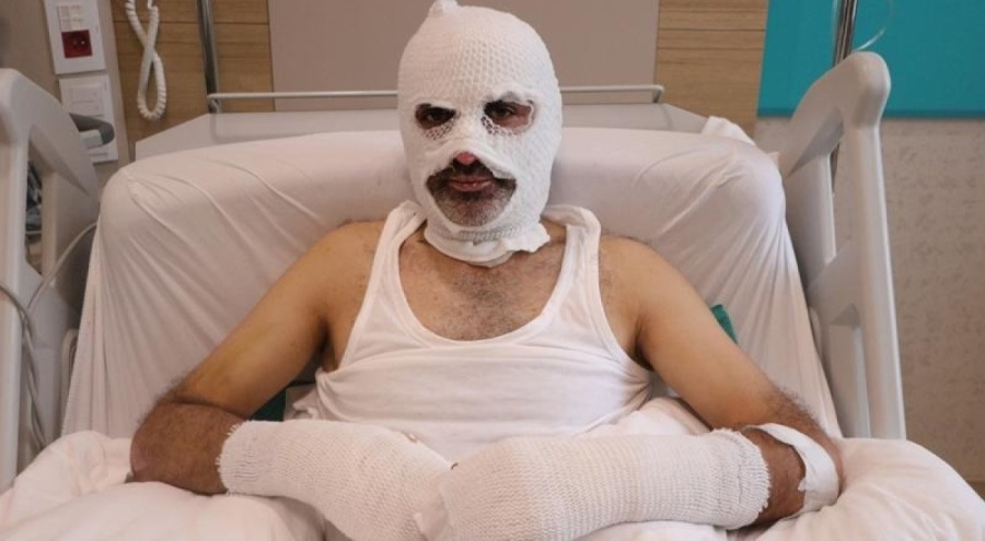 Grip yüzünden gaz kaçağını fark etmedi, ölümden döndü