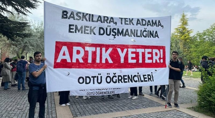 ODTÜ öğrencilerinden protesto: Artık yeter