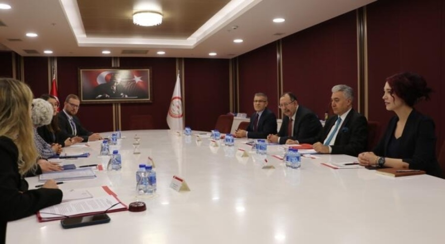 Avrupa Güvenlik ve İşbirliği Teşkilatı Parlamenter Asamblesi heyeti YSK'ya ziyaret gerçekleştirdi