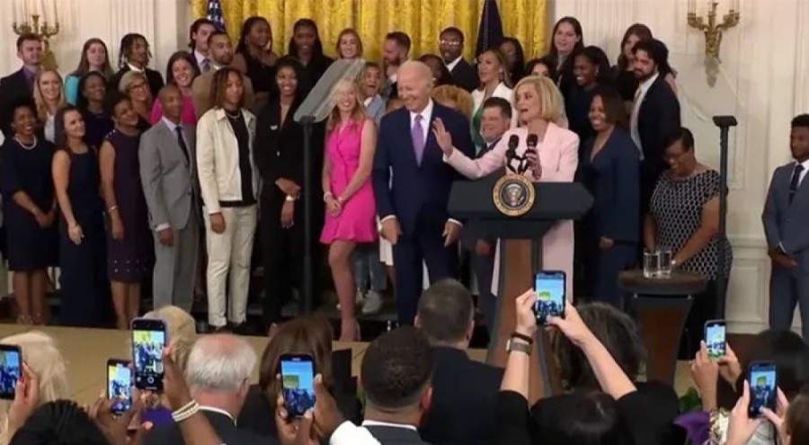 ABD Başkanı Biden'ın Beyaz Saray'da ağırladığı basketbolcu bayıldı