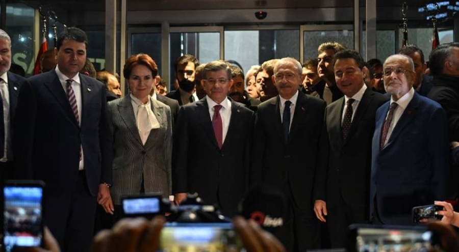 Millet İttifakı liderleri CHP Genel Merkezi'nde buluştu