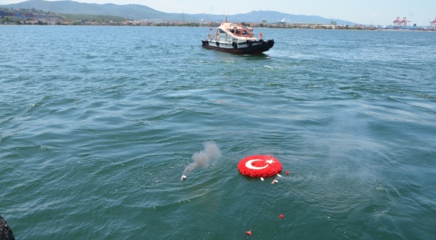 Gemport'ta Kılavuz Kaptanlar Haftası ve Meslek Şehitlerini Anma töreni gerçekleştirildi