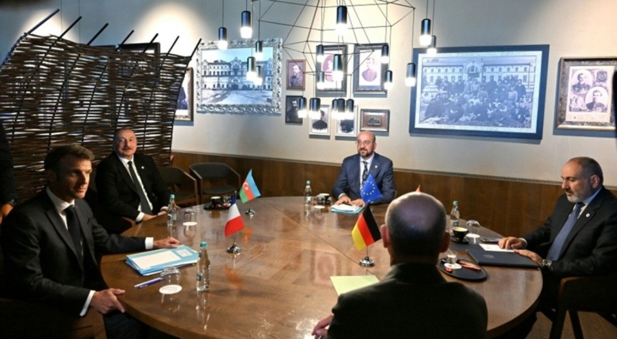 Moldova'da kritik görüşme başladı: Aliyev ve Paşinyan masaya oturdu