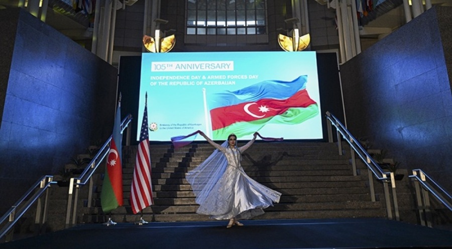 ABD'de Azerbaycan'ın bağımsızlık günü kutlandı