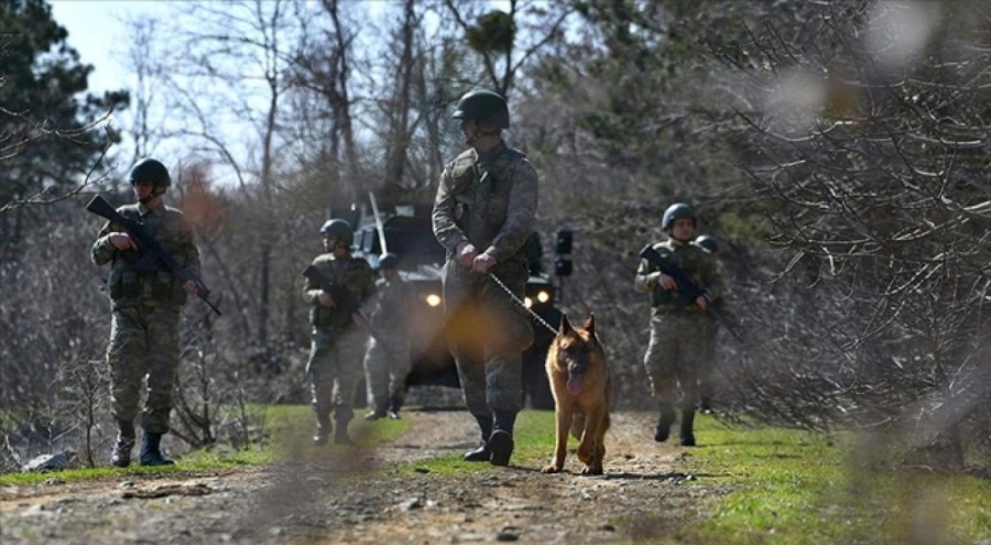 Yunanistan sınırında 17 terör örgütü üyesi gözaltına alındı