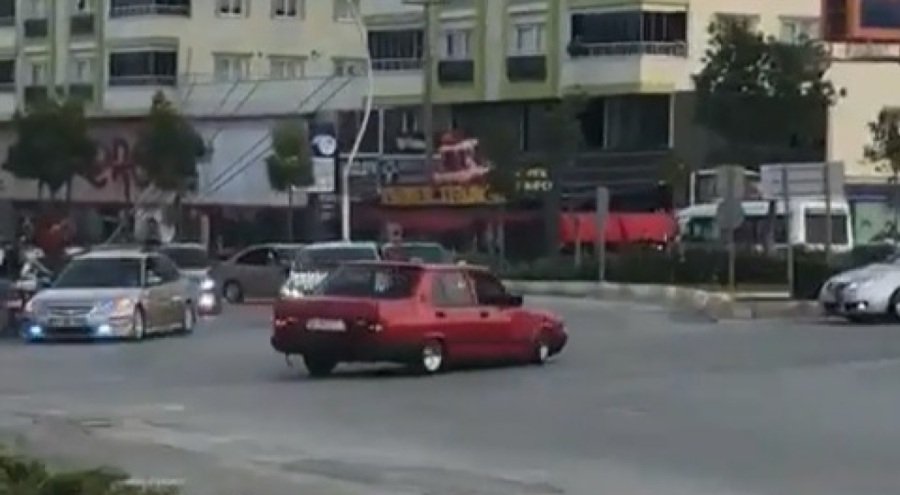 Mersin'de drift yapan sürücüye 20 bin 342 lira ceza! Ehliyetine el konuldu