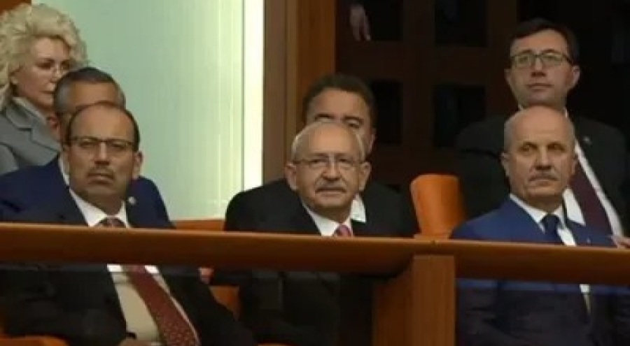 Kılıçdaroğlu, yemin törenini izlemek için TBMM'de!