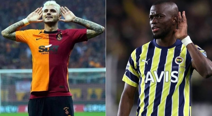 Galatasaray-Fenerbahçe derbisinde gözler golcülerde