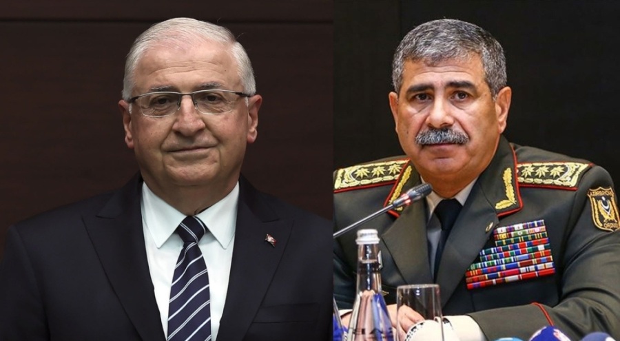 Azerbaycan Savunma Bakanı Milli Savunma Bakanı Güler'i kutladı