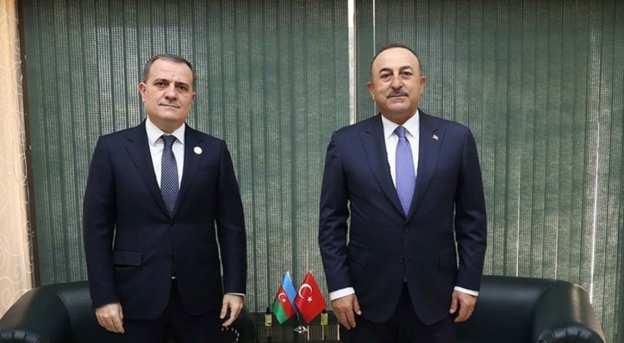 Azerbaycan Dışişleri Bakanı Bayramov ile Mevlüt Çavuşoğlu görüştü