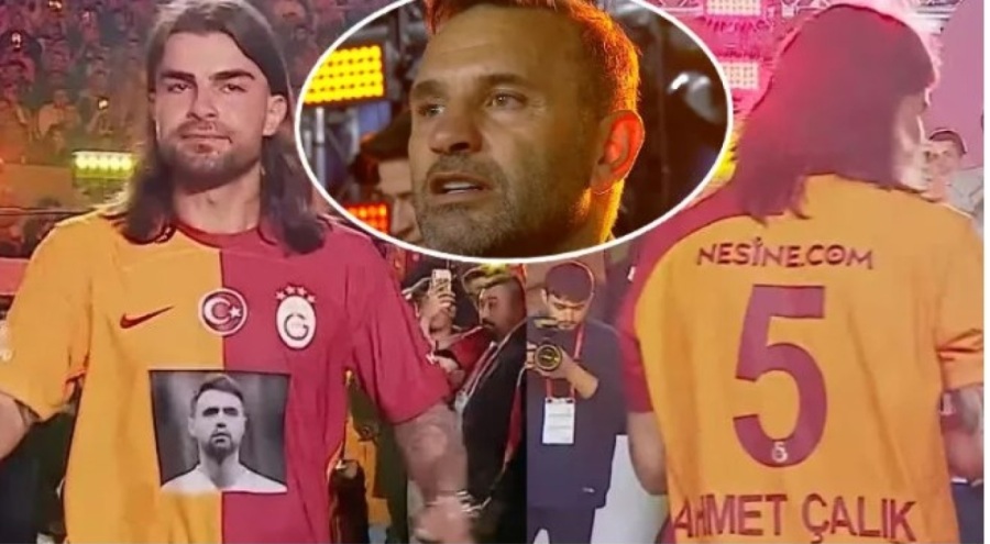 Galatasaray'ın kupa töreninde Ahmet Çalık unutulmadı!