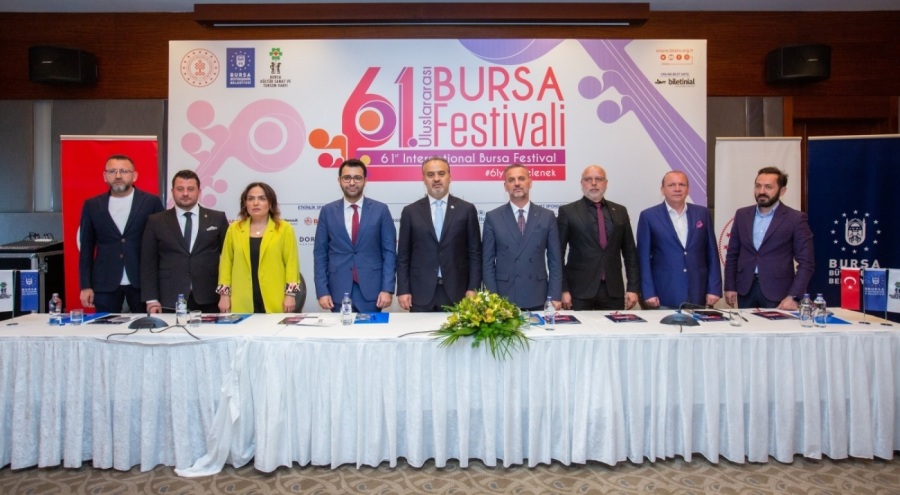 Uluslararası Bursa Festivali'nin 61'incisi düzenleniyor